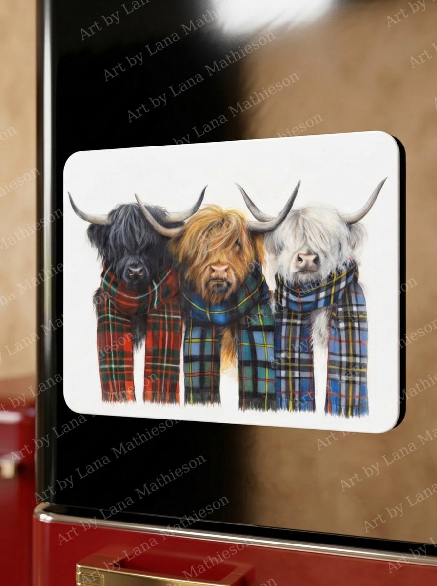 The Colours of the Highlands - Fridge Magnet